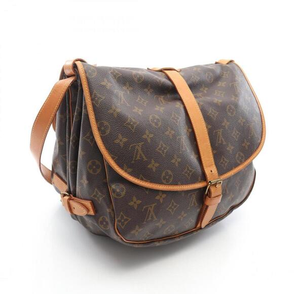 LOUIS VUITTON Brown Monogram Leather Shoulder Bag - Picture 2 of 11